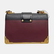 Prada Cahier leather crossbody bag - 20x15x7cm - 3