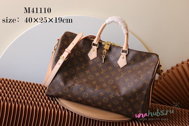 Louis Vuitton Speedy Bandoulière 40 Monogram coated canvas - 1