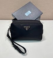 Prada Black Re-Nylon pouch - 17x11x5.5cm - 1