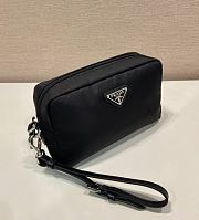 Prada Black Re-Nylon pouch - 17x11x5.5cm - 2
