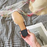 Valentino Garavani VLogo Neutral embellished textured-leather and canvas slides - 5