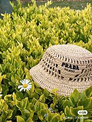 Prada Raffia Bucket Hat - 2