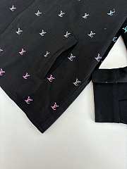 Louis Vuitton Blason Gradient Embroidered Denim Coach Set - 5