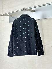 Louis Vuitton Blason Gradient Embroidered Denim Coach Set - 3