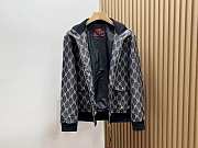 Gucci GG denim jacquard jacket in black  - 5