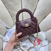 Chanel 24A Kelly Brown Bag - 19x13x7cm - 5