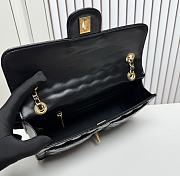 Chanel Flap Bag Black Patent Gold Hardware - 26x13x6cm - 6