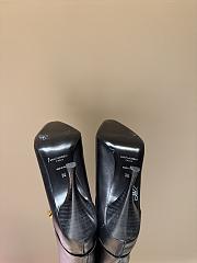 YSL Niki Leather YSL Buckle Ankle Booties  - 3