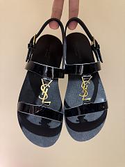 YSL CASSANDRA sandals in patent leather 02 - 1