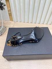 YSL BABYLONE sandals in smooth leather and metal  - 2