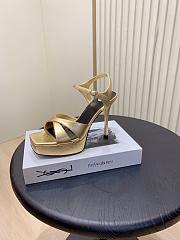	 YSL DEBBIE platform sandals in gold 10.5&13.55cm - 6