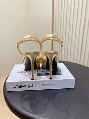 	 YSL DEBBIE platform sandals in gold 10.5&13.55cm - 3