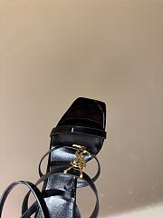 YSL 105mm Cassandra logo-plaque Sandals - 4
