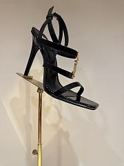 YSL 105mm Cassandra logo-plaque Sandals - 2