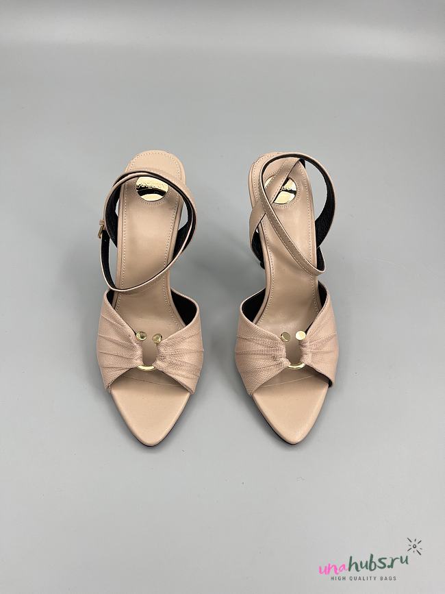 YSL Nude 110mm Lola Sandals  - 1