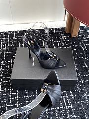 	 YSL Black 110mm Lola Sandals - 6