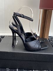 	 YSL Black 110mm Lola Sandals - 4