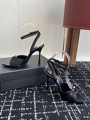 	 YSL Black 110mm Lola Sandals - 3