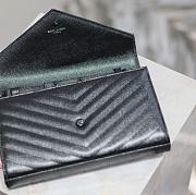 YSL Cassandre Leather wallet-on-chain Black  -22.5x14x4cm - 5