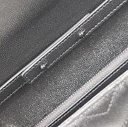 YSL Cassandre Leather wallet-on-chain Black  -22.5x14x4cm - 6