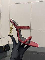 	 YSL OPYUM mules in red patent - 6