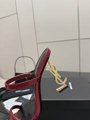 	 YSL OPYUM mules in red patent - 5