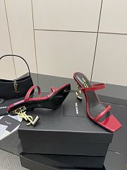 	 YSL OPYUM mules in red patent - 3