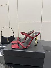 	 YSL OPYUM mules in red patent - 2
