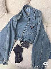 Prada Blue Denim Jacket - 6