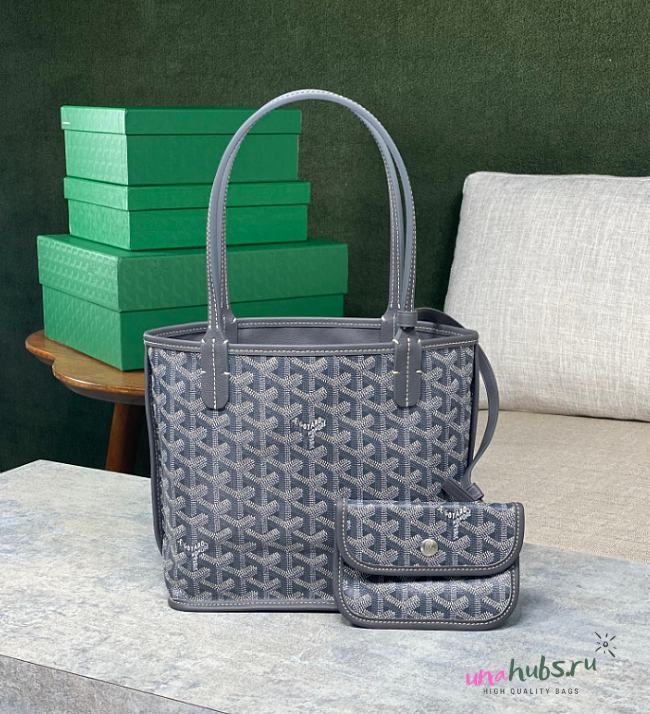 Goyard Anjou Mini Grey Bag - 20x10x20cm - 1