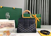 Goyard Saigon mini navy bag - 20x14.5×9cm - 1