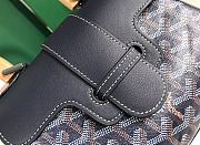 Goyard Saigon mini navy bag - 20x14.5×9cm - 6