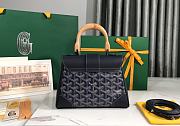 Goyard Saigon mini navy bag - 20x14.5×9cm - 2