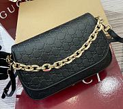 Gucci GG Emblem medium shoulder bag - 28x17x9cm - 3