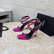 	 YSL Opyum 110 crystal-embellished pink sandals - 1