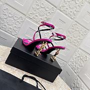 	 YSL Opyum 110 crystal-embellished pink sandals - 6