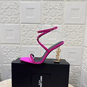	 YSL Opyum 110 crystal-embellished pink sandals - 4