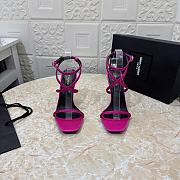 	 YSL Opyum 110 crystal-embellished pink sandals - 3