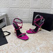 	 YSL Opyum 110 crystal-embellished pink sandals - 2