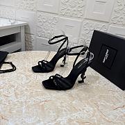 YSL Opyum Heeled Sandals In Black - 1