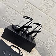 YSL Opyum Heeled Sandals In Black - 6