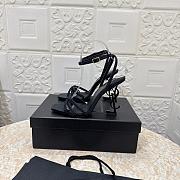 YSL Opyum Heeled Sandals In Black - 5