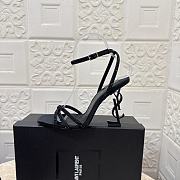 YSL Opyum Heeled Sandals In Black - 4