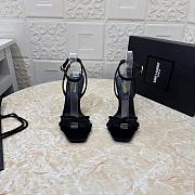 YSL Opyum Heeled Sandals In Black - 3