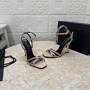 	 YSL Opyum Heeled Sandals In Beige - 5