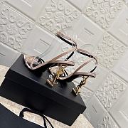 	 YSL Opyum Heeled Sandals In Beige - 3