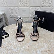 	 YSL Opyum Heeled Sandals In Beige - 2