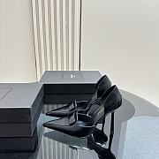 YSL Black 110mm D'Orsay Pumps - 5