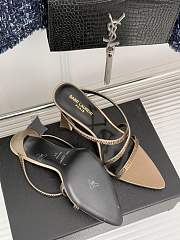 	 YSL Beige 110mm crystal-embellished Sandals - 4