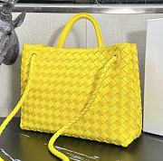 Bottega Veneta Andiamo Yello Tote Bag - 32.5×24×12cm - 6